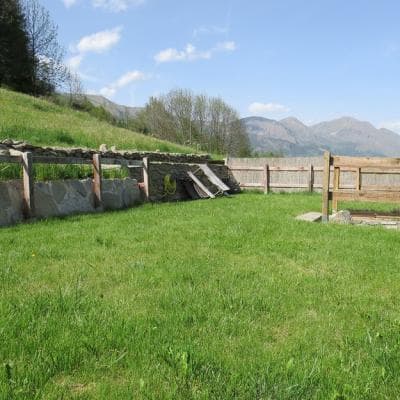 Monolocale con ampio giardino